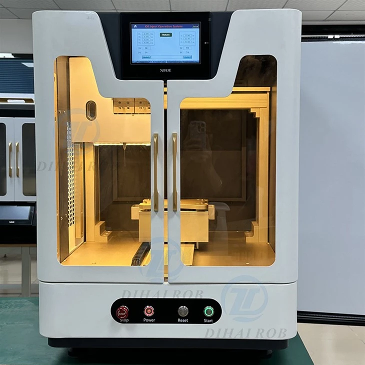 CBD Máquina de aceite de llenado completamente automática Una máquina de inyección de aceite de aguja