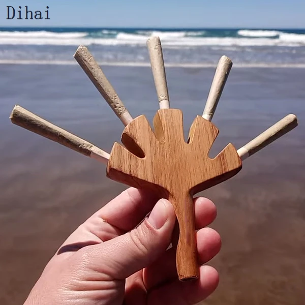 Soporte de cigarrillo de madera Múltiple