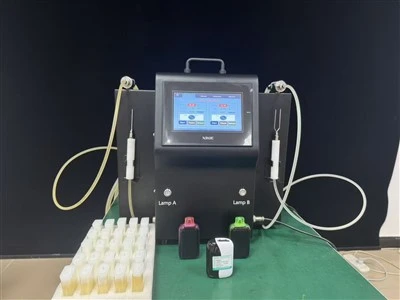 Máquina semi{0}}automática de doble-e-jugo electrónico de nicotina: equipo de llenado de cartuchos de vapeo de alta-precisión